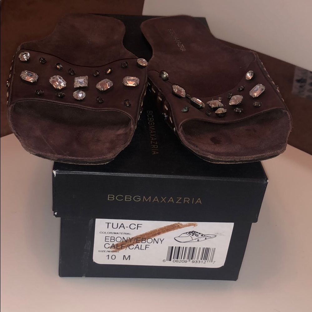 Brown Sandals Size 10